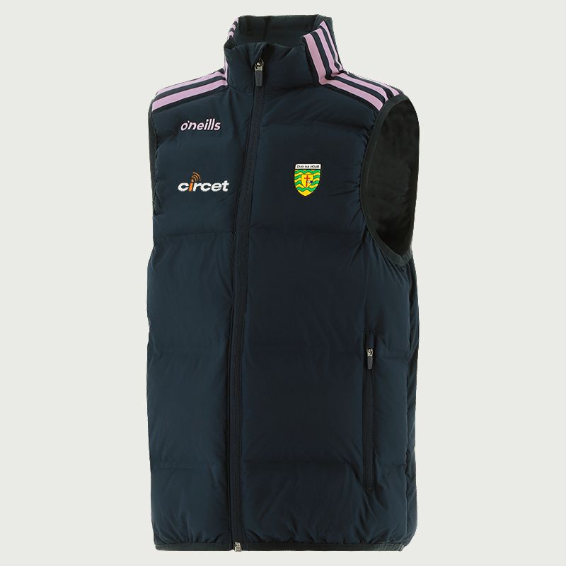 Donegal GAA Women's Hydra Padded Gilet Navy / Pink from O’Neills
