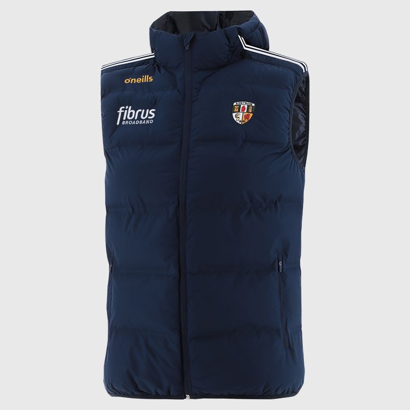 Antrim GAA Kids' Hydra Hooded Padded Gilet Navy from O’Neills 