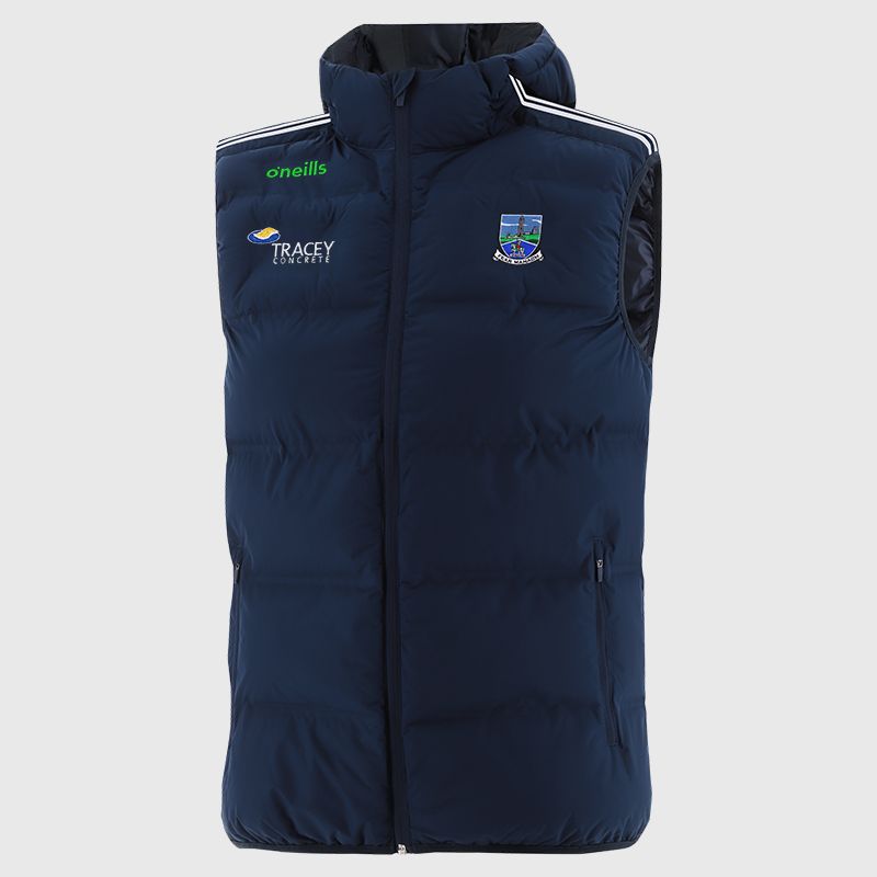 Fermanagh GAA Kids' Hydra Hooded Padded Gilet Navy from O’Neills 