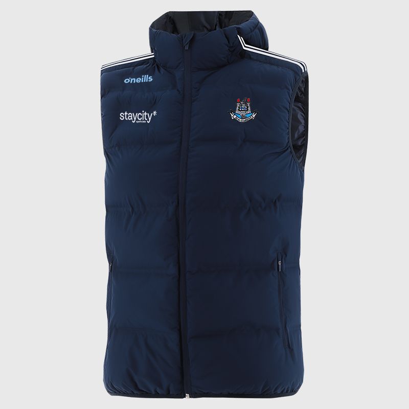 Dubin GAA Men's Hydra Hooded Padded Gilet Navy from O’Neills 