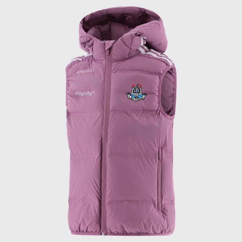 Dublin GAA Women's Hydra Hooded Padded Gilet Pink from O'Neills Sportswear