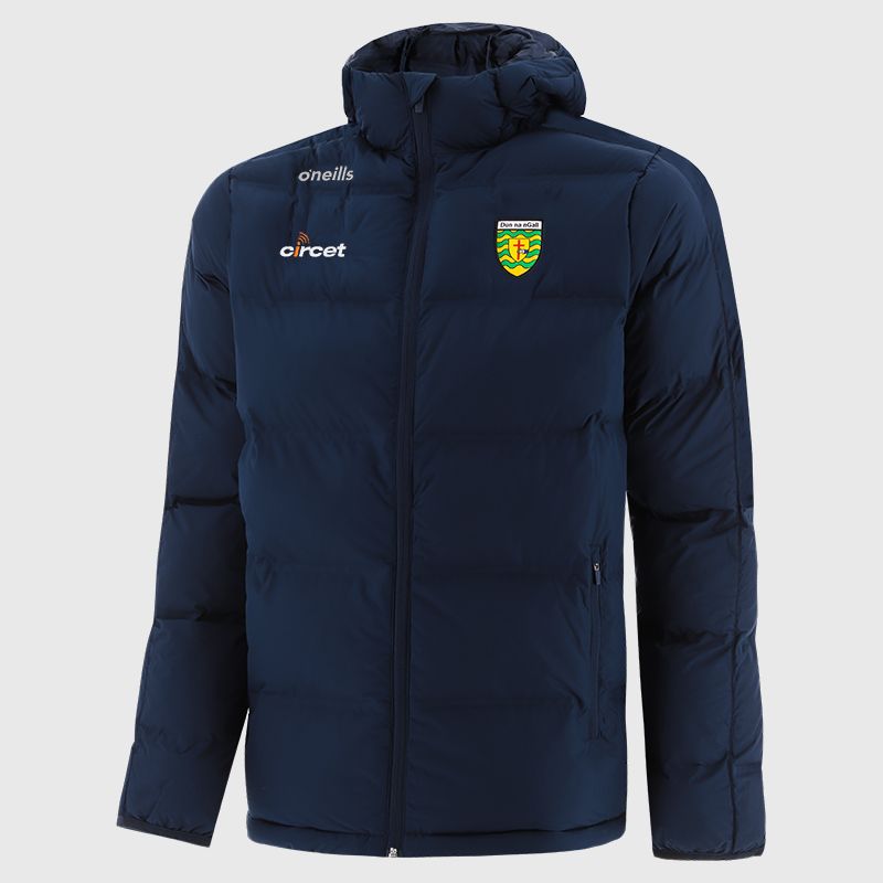 Donegal GAA Kids' Hydra Hooded Padded Jacket Navy | O’Neills