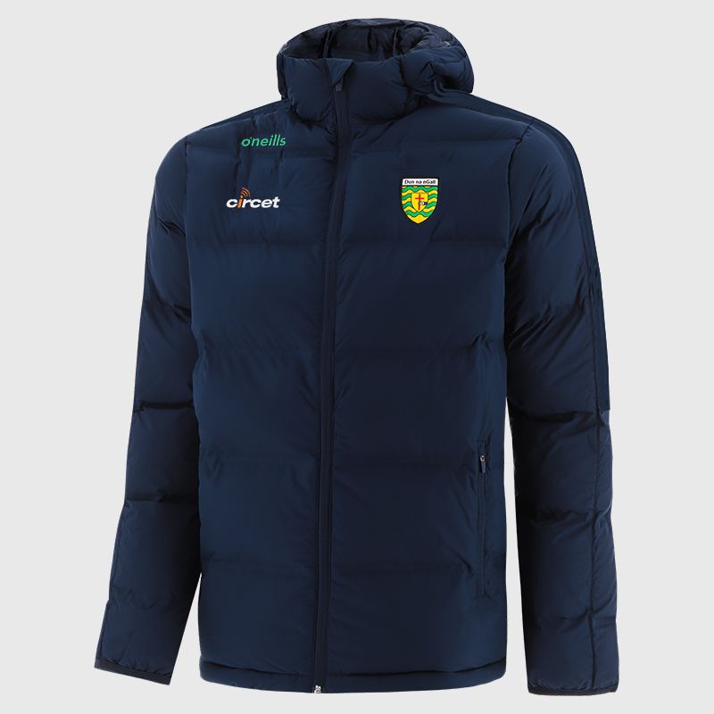 Donegal GAA Kids' Hydra Hooded Padded Jacket Navy | O’Neills