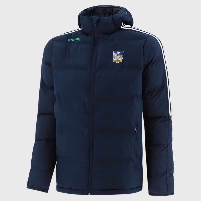 Limerick GAA Men's Hydra Hooded Padded Jacket Navy | O’Neills