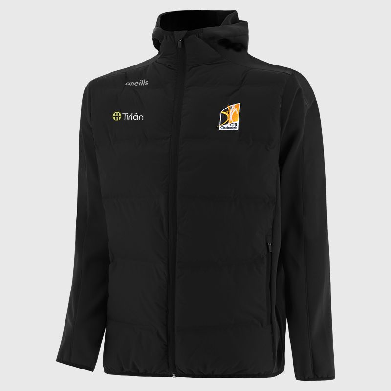 Kilkenny GAA Kids' Hydra Lightweight Hooded Padded Jacket Black | O’Neills 