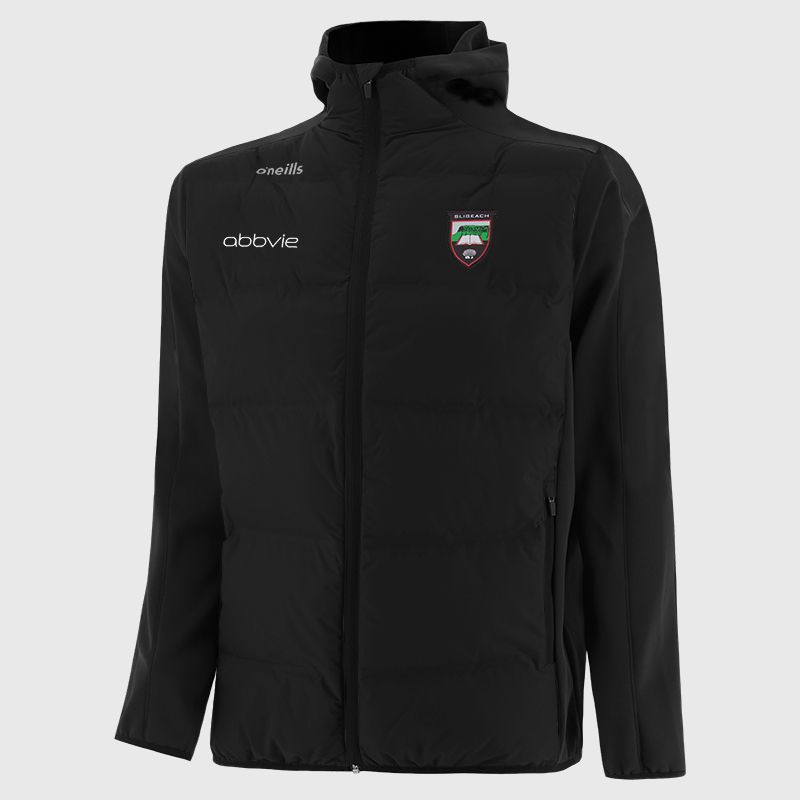 Sligo GAA Men's Hydra Lightweight Hooded Padded Jacket Black