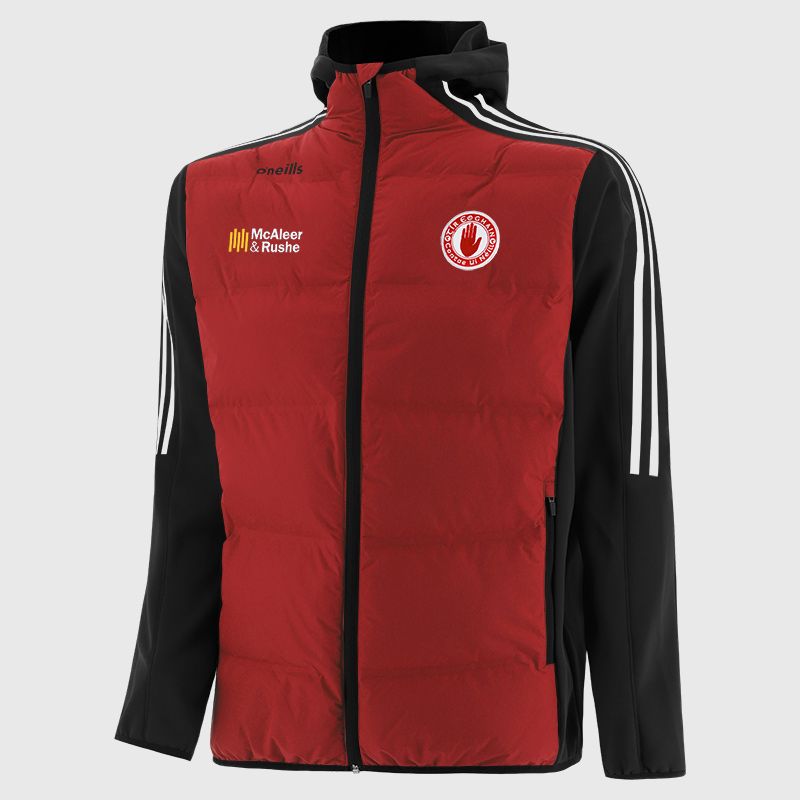 Tyrone GAA Kids' Hydra Lightweight Hooded Padded Jacket Red| O’Neills 