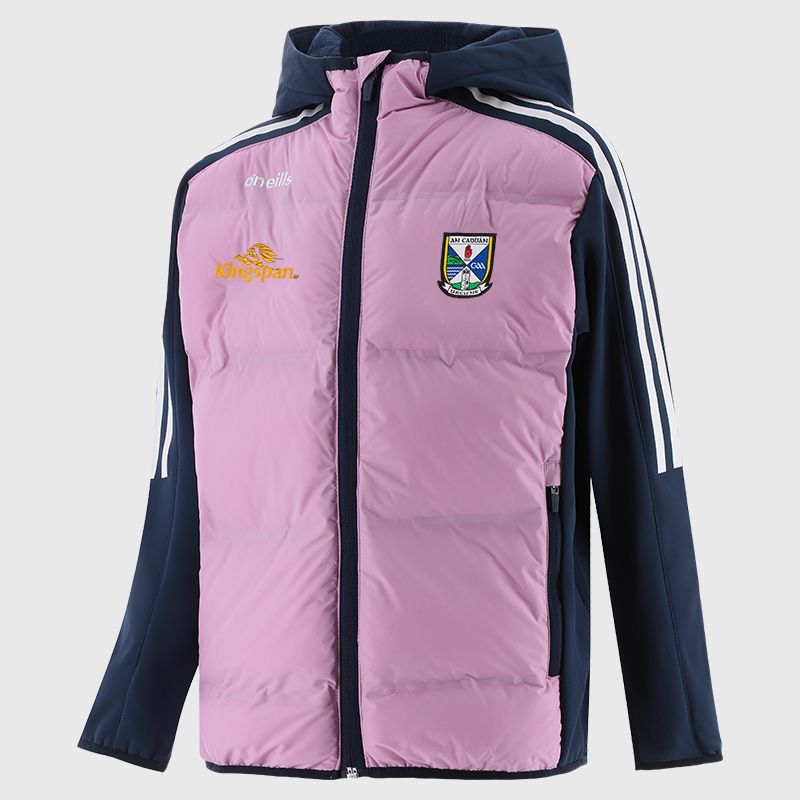 Cavan GAA Kids' Hydra Lightweight Hooded Padded Jacket Pink | O’Neills 