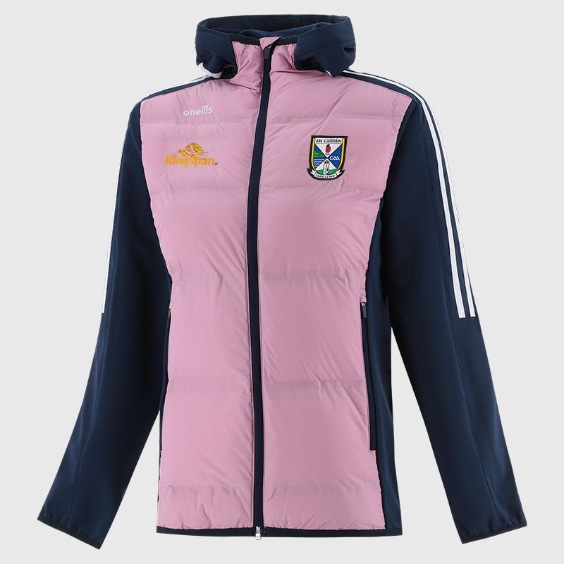 Cavan GAA Women's Hydra Lightweight Hooded Padded Jacket Pink | O’Neills 
