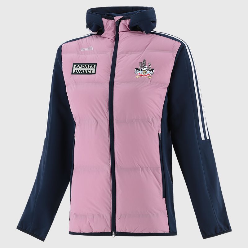 Cork GAA Women's Hydra Lightweight Hooded Padded Jacket Pink | O’Neills 