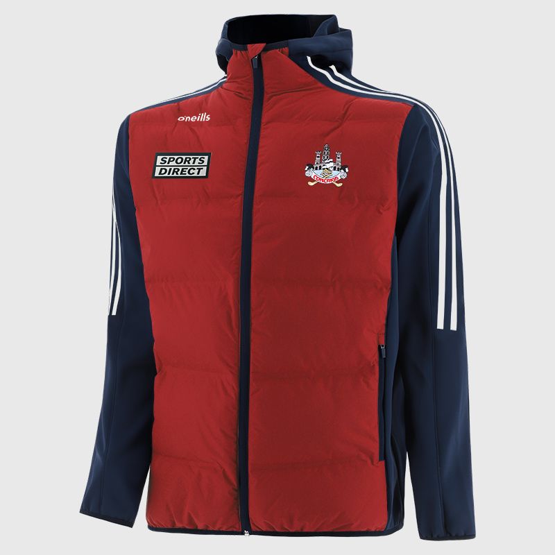 Cork GAA Men's Hydra Lightweight Hooded Padded Jacket Red | O’Neills 