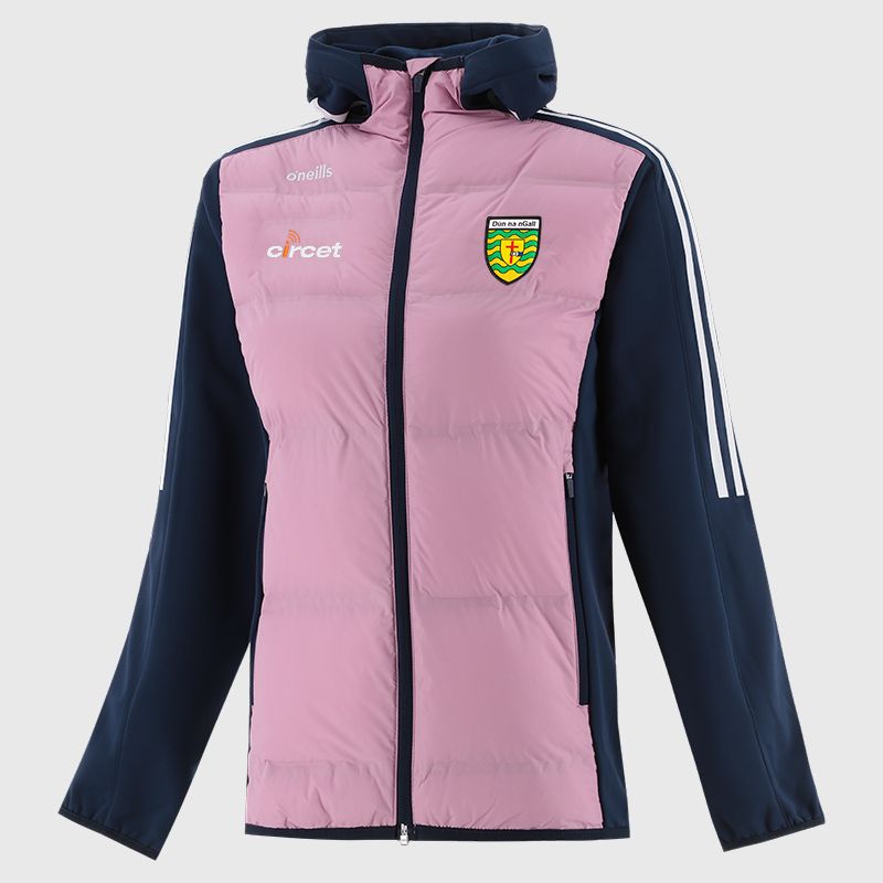Donegal GAA Women's Hydra Lightweight Hooded Padded Jacket Pink