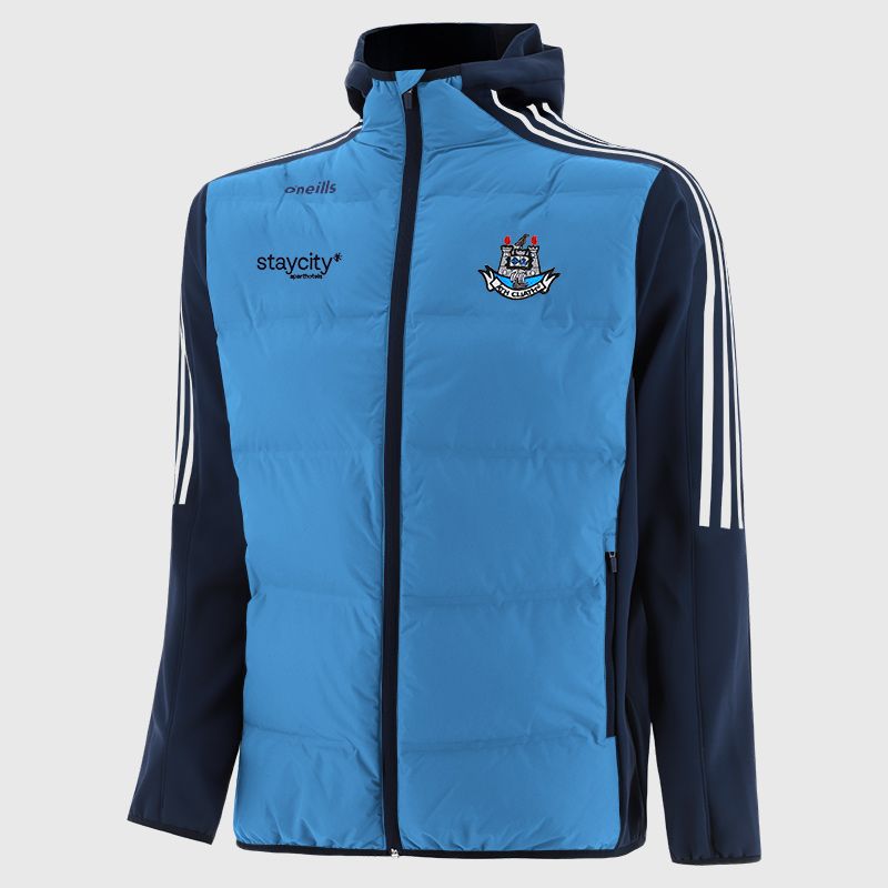 Dublin GAA Men's Hydra Lightweight Hooded Padded Jacket Sky | O’Neills 