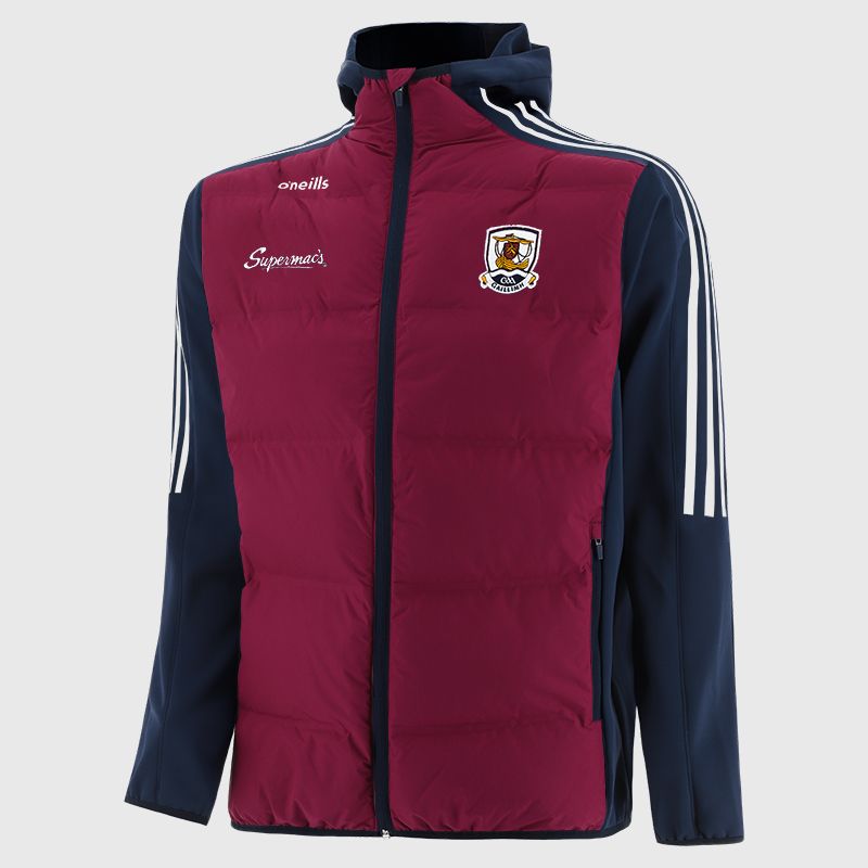 Galway GAA Men's Hydra Lightweight Hooded Padded Jacket Maroon | O’Neills