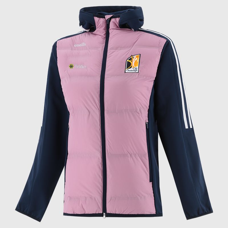 Kilkenny GAA Women's Hydra Lightweight Hooded Padded Jacket Pink