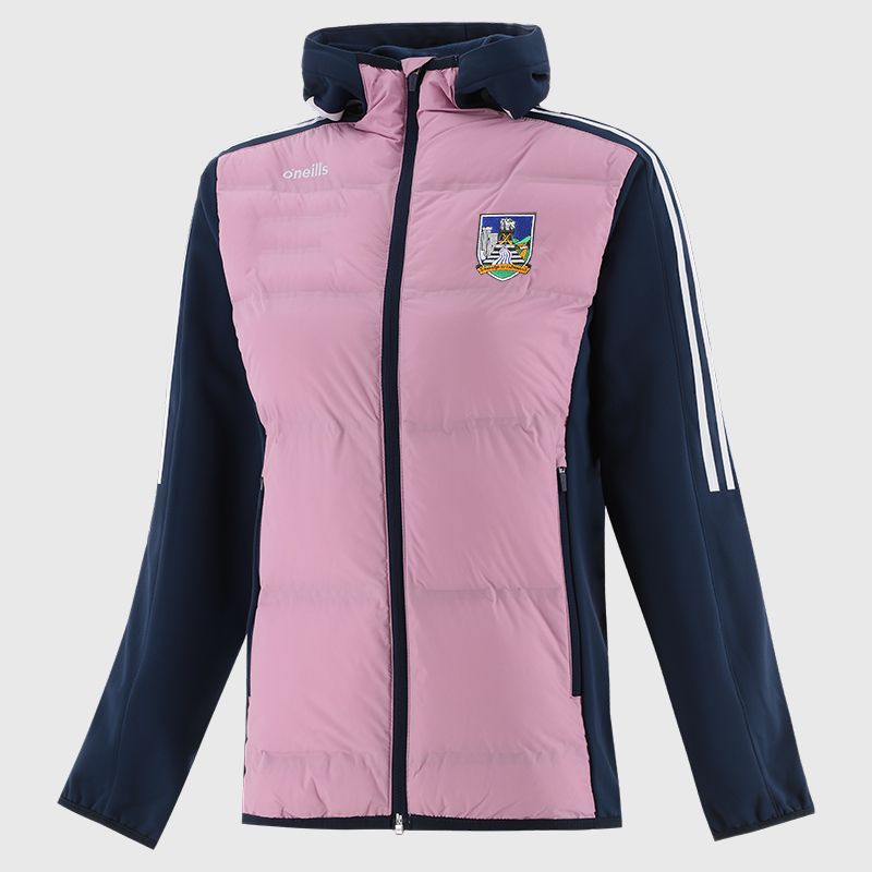 Limerick GAA Women's Hydra Lightweight Hooded Padded Jacket Pink