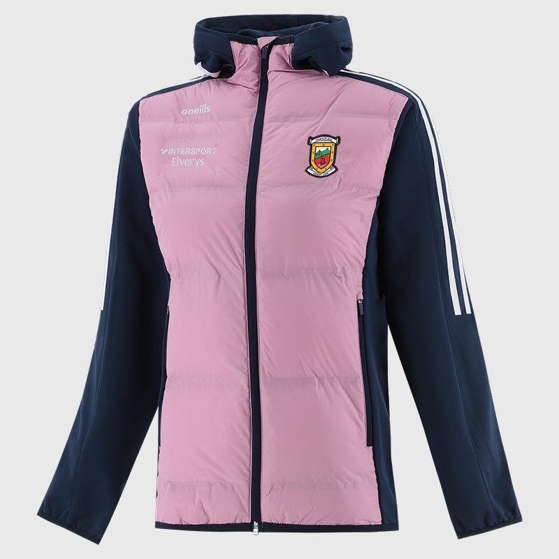 Mayo GAA Women's Hydra Lightweight Hooded Padded Jacket Pink
