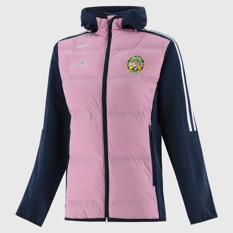 Offaly GAA Women's Hydra Lightweight Hooded Padded Jacket Pink
