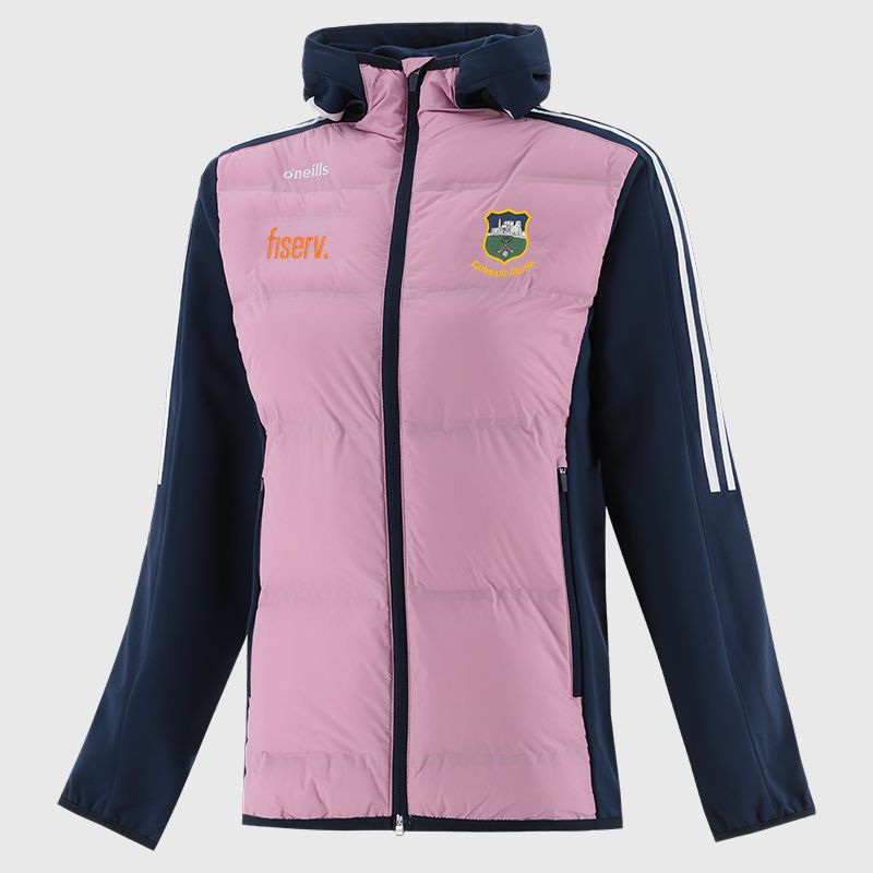 Tipperary GAA Women's Hydra Lightweight Hooded Padded Jacket Pink | O’Neills 