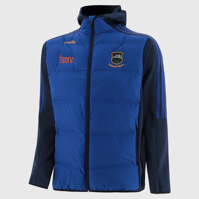 Tipperary GAA Men's Hydra Lightweight Hooded Padded Jacket Royal| O’Neills 