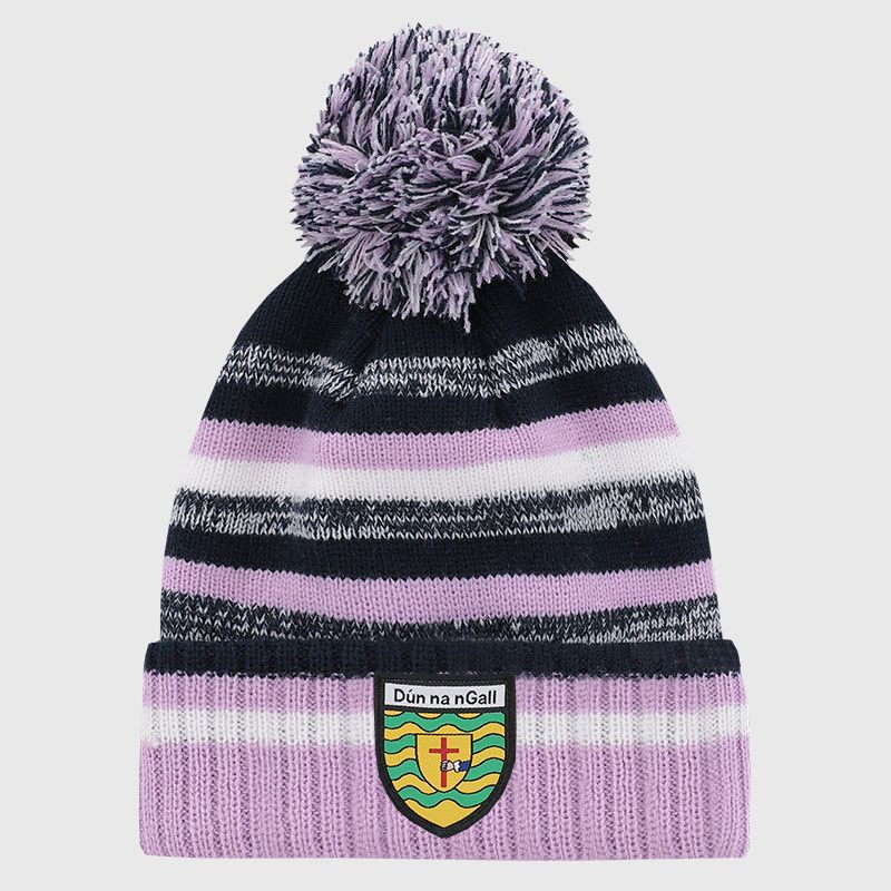Donegal GAA Hydra Knitted Bobble Hat Pink from O’Neills 