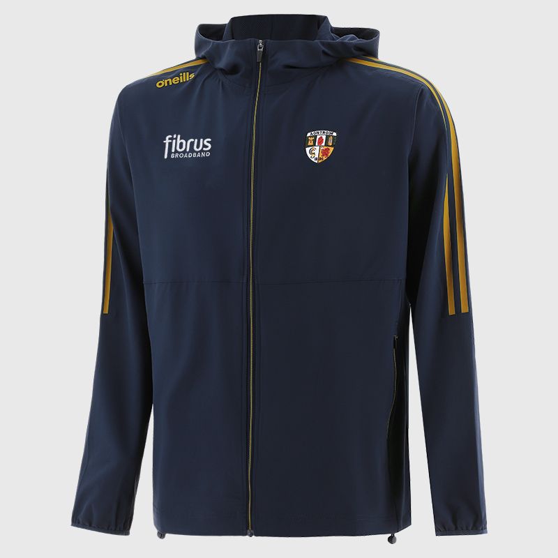 Antrim GAA Men's Hydra Woven Full Zip Hooded Jacket Navy from O’Neills