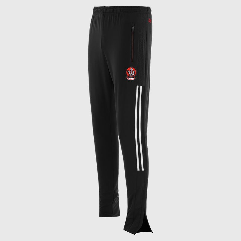 Derry GAA Kids' Hydra Brushed Skinny Tracksuit Bottoms Black from O’Neills Sportswear