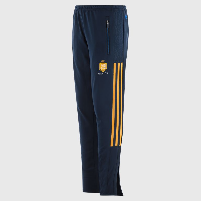Clare GAA Kids' Hydra Brushed Skinny Tracksuit Bottoms Navy from O’Neills Sportswear