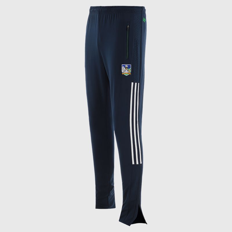 Limerick GAA Men's Hydra Brushed Skinny Tracksuit Bottoms Navy from O’Neills Sportswea