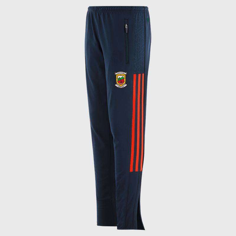 Mayo GAA Kids' Hydra Brushed Skinny Tracksuit Bottoms Navy from O’Neills Sportswear