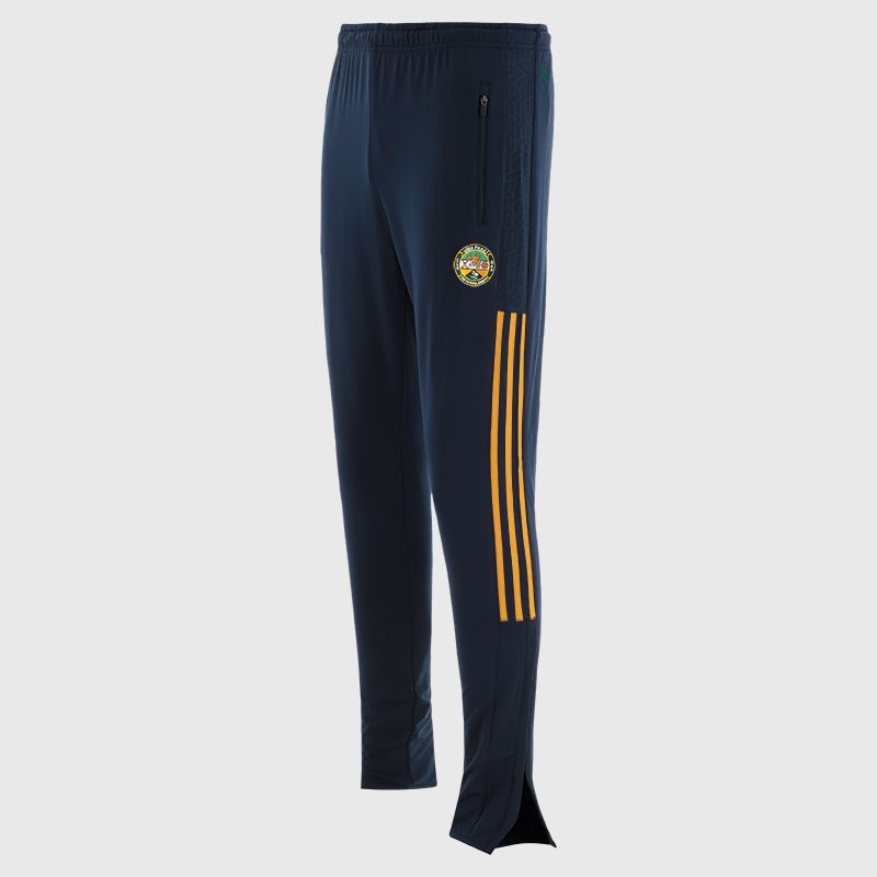 Offaly GAA Men's Hydra Brushed Skinny Tracksuit Bottoms Navy from O’Neills Sportswear