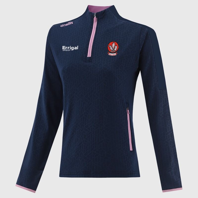 Derry GAA Women's Hydra Brushed Half Zip Top Navy from O’Neills Sportswear