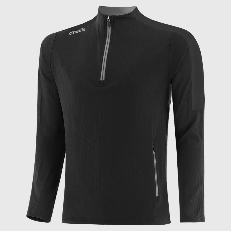 Kids' Hydra Brushed Half Zip Top Black / Silver from O’Neills Sportswear