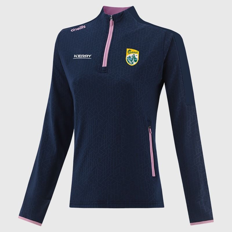 Kerry GAA Women's Hydra Brushed Half Zip Top Navy from O’Neills Sportswear