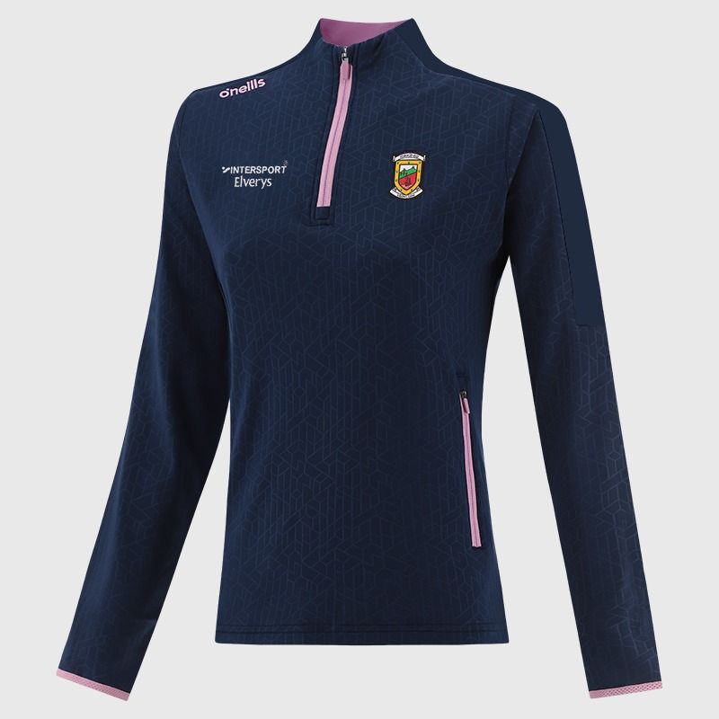Mayo GAA Women's Hydra Brushed Half Zip Top Navy from O’Neills Sportswear