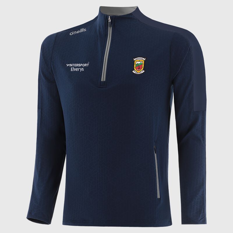 Mayo GAA Kids' Hydra Brushed Half Zip Top Navy from O’Neills Sportswear