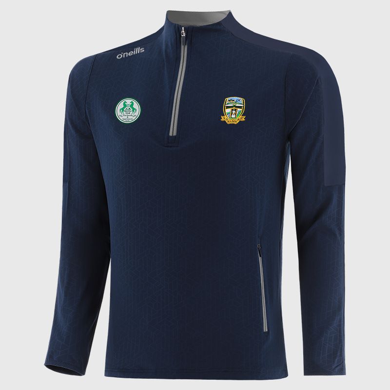 Meath GAA Men's Hydra Brushed Half Zip Top Navy from O’Neills Sportswear