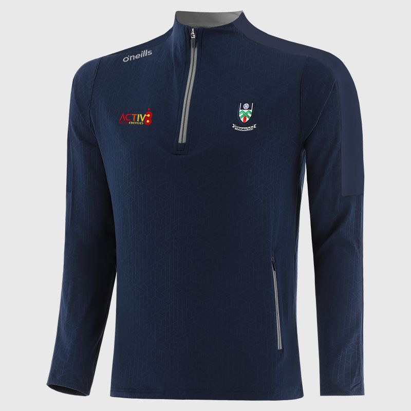 Monaghan GAA Kids' Hydra Brushed Half Zip Top Navy from O’Neills Sportswear