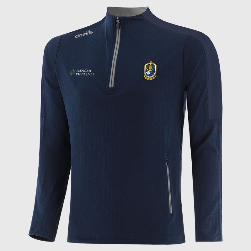 Roscommon GAA Men's' Hydra Brushed Half Zip Top Navy from O’Neills Sportswear