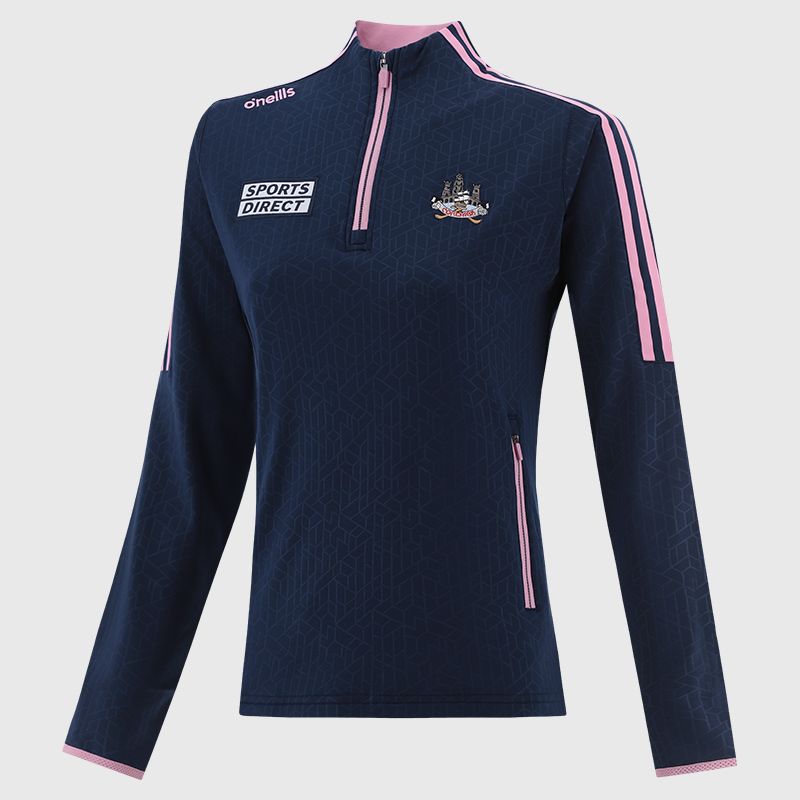 Cork GAA Women's Hydra Brushed Half Zip Top Navy from O’Neills Sportswear