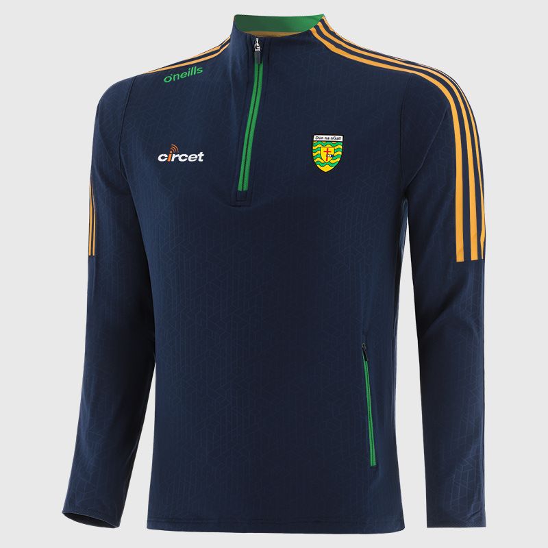 Donegal GAA Men's Hydra Brushed Half Zip Top Navy from O’Neills Sportswear