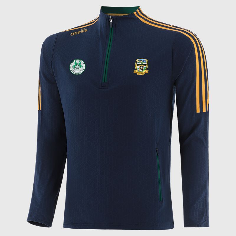 Meath GAA Kids' Hydra Brushed Half Zip Top Navy from O’Neills Sportswear
