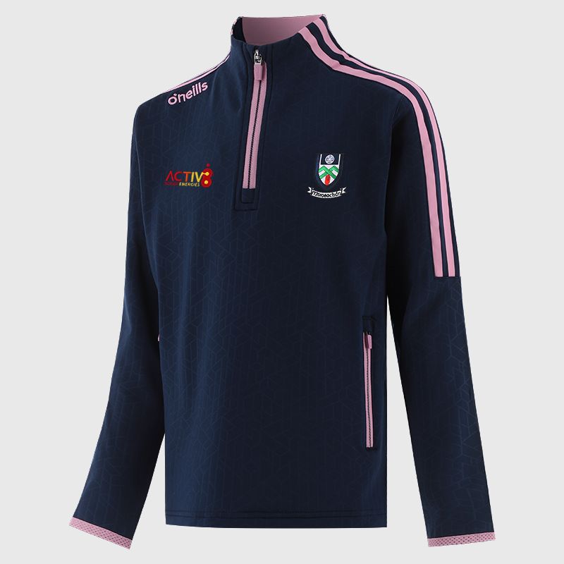 Monaghan GAA Kids' Hydra Brushed Half Zip Top Navy from O’Neills Sportswear