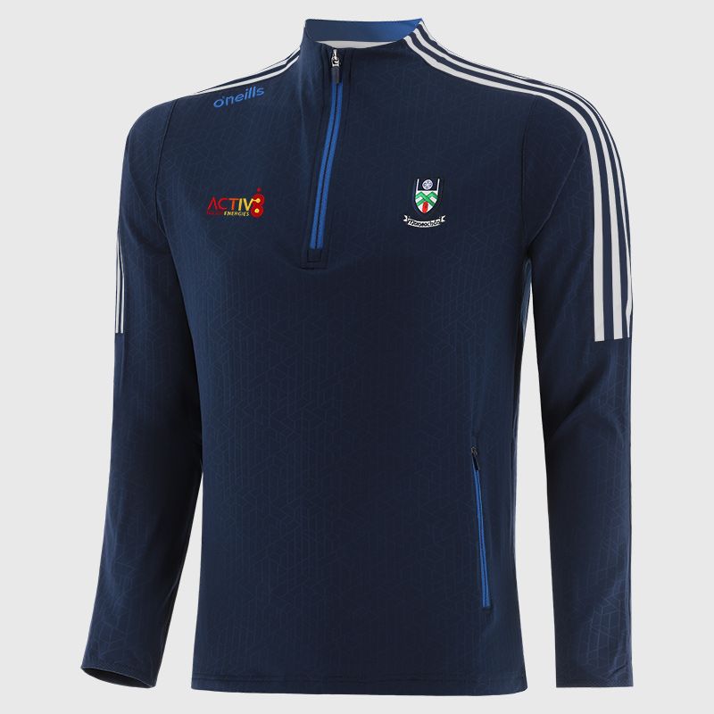 Monaghan GAA Men's Hydra Brushed Half Zip Top Navy from O’Neills Sportswear
