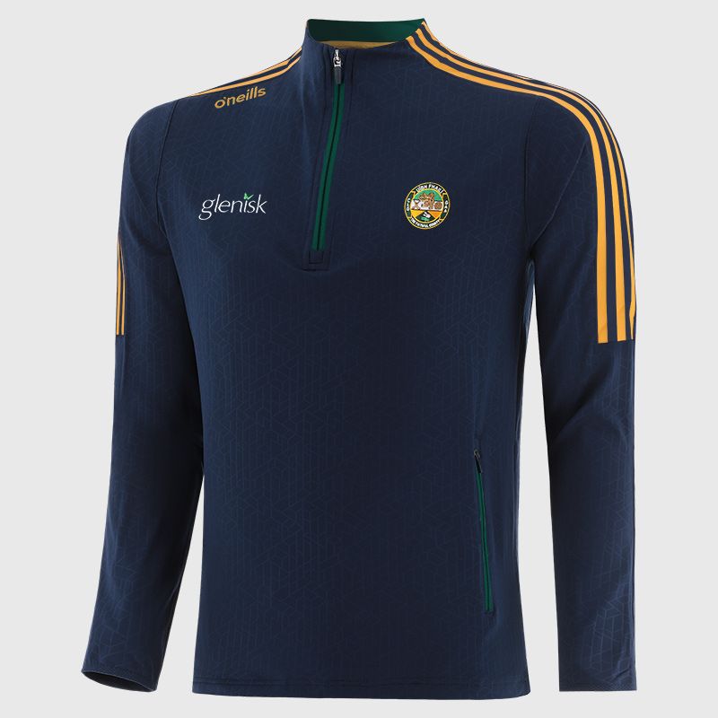 Offaly GAA Men's Hydra Brushed Half Zip Top Navy from O’Neills Sportswear