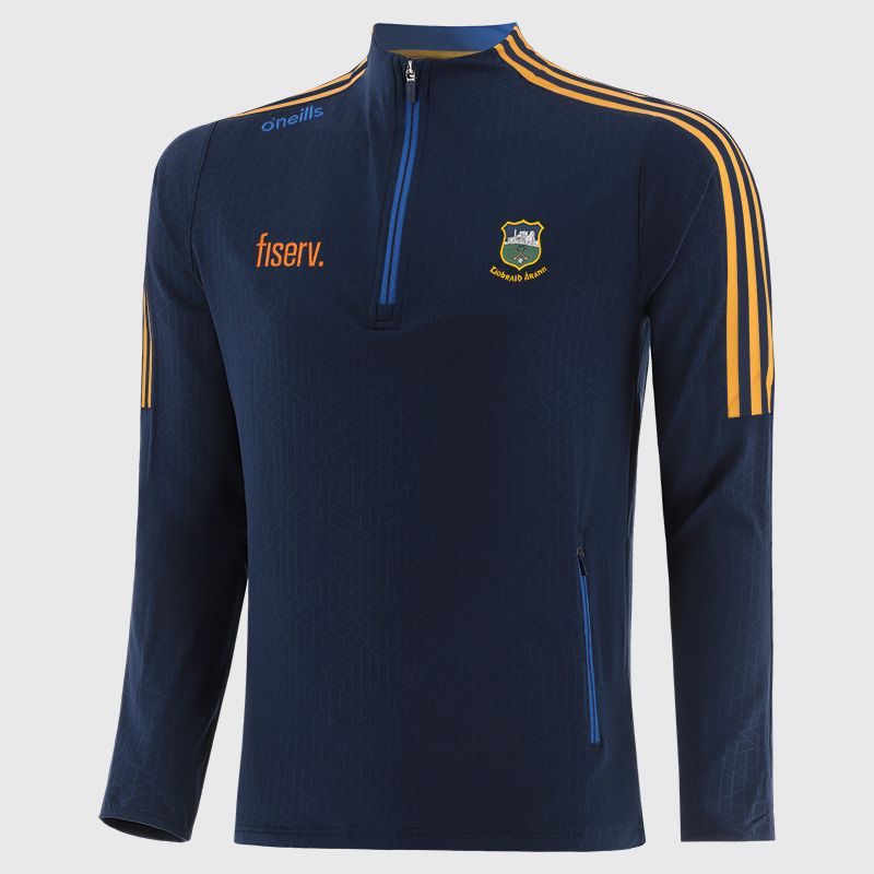 Tipperary GAA Men's Hydra Brushed Half Zip Top Navy from O’Neills Sportswear