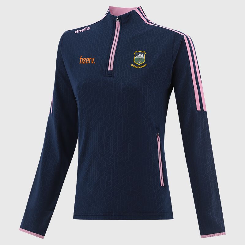 Tipperary GAA Women's Hydra Brushed Half Zip Top Navy from O’Neills Sportswear