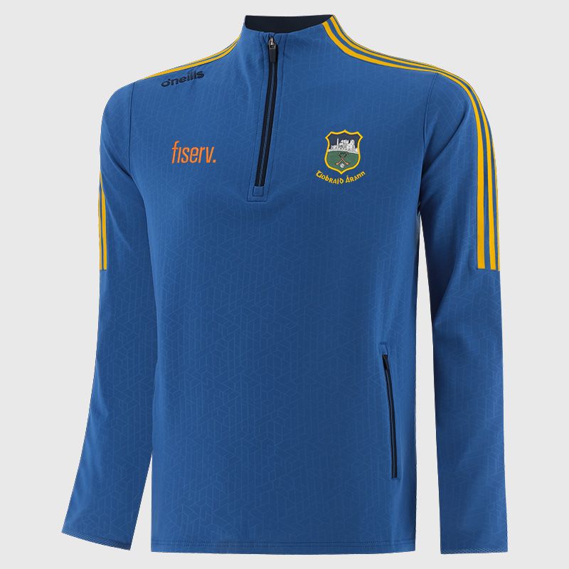 Tipperary GAA Men's Hydra Brushed Half Zip Top Royal from O’Neills Sportswear