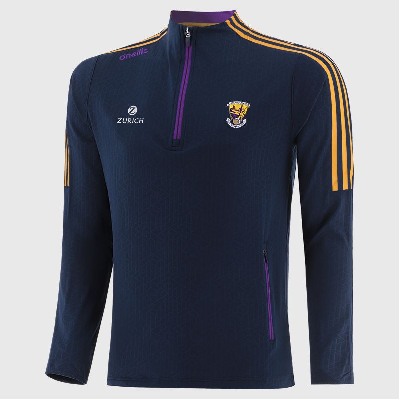 Wexford GAA Men's Hydra Brushed Half Zip Top Navy from O’Neills Sportswear