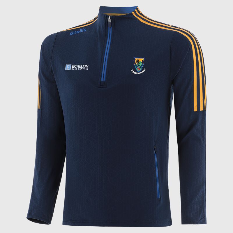 Wicklow GAA Men's Hydra Brushed Half Zip Top Navy from O’Neills Sportswear